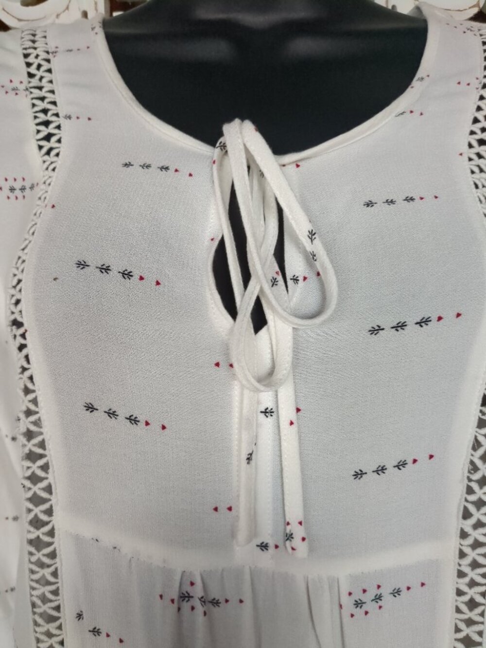 XS Boho Style Long Sleeved Tunic Top - Picture 7 of 13
